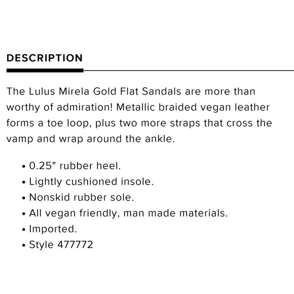 NEW LULUs flat braided vegan leather sandals - Picture 7 of 7